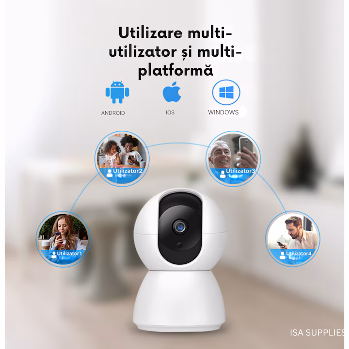 Monitor Smart Camera Monitorizare Video Bebelusi si Animale de companie - imagine 10